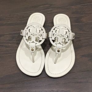 white tory burch miller sandals